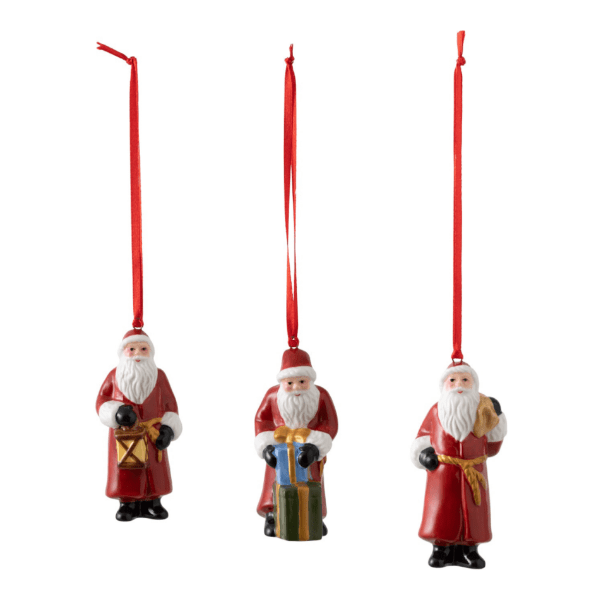 VILLEROY & BOCH - Nostalgic Ornaments - Ornamenten Kerstmannen s/3 Top Merken Winkel